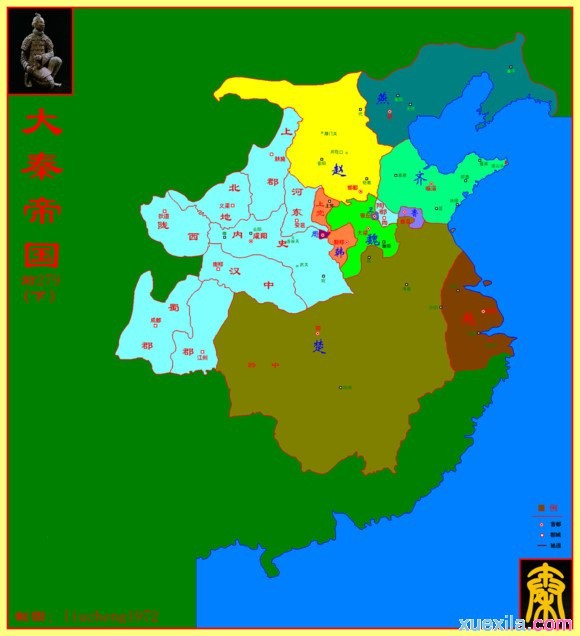 学习啦_春秋战国历史地图演变